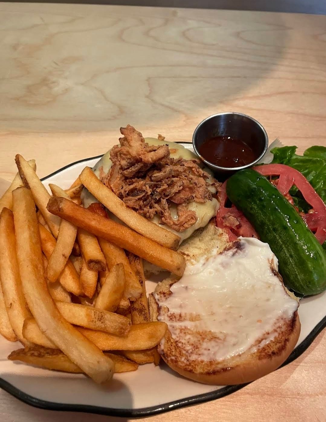 Black Tap Craft Burger with Fries - NYC