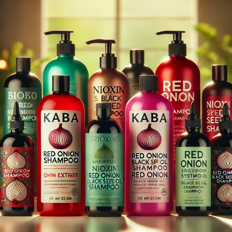 Kaba Red Onion Shampoo: A Natural Solution for Hair Growth and Strengthening