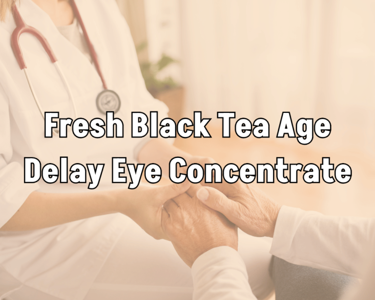 Fresh Black Tea Age-Delay Eye Concentrate | Revitalize Your Eyes